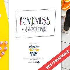 Printable gratitude and kindness bundle